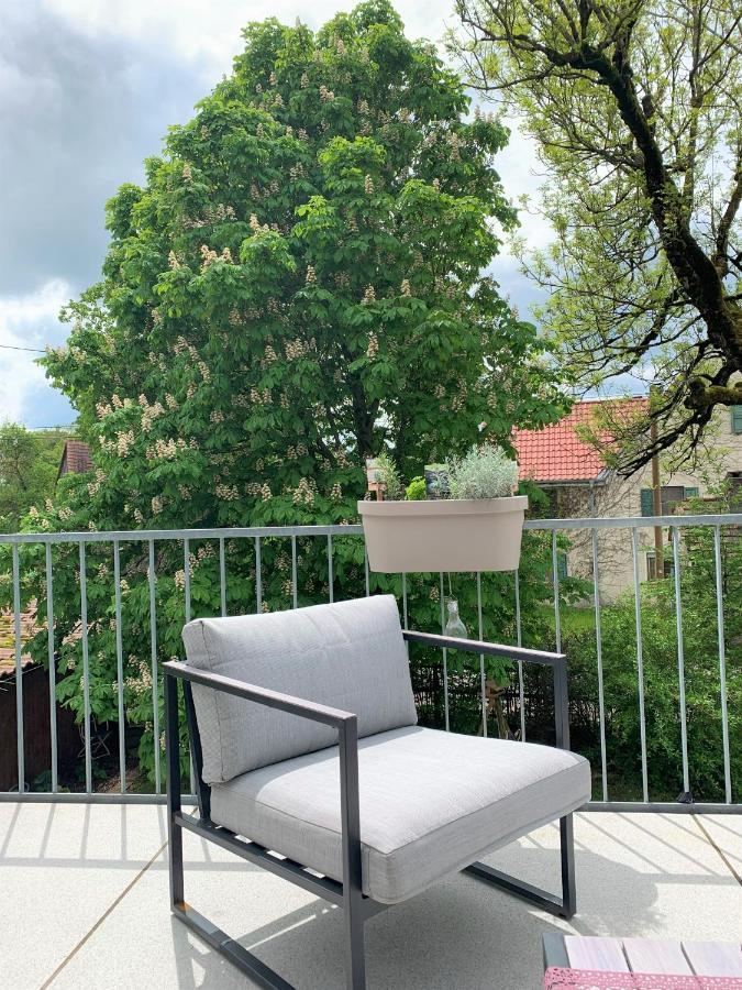 Fe Wo Brunnen - 120 Qm - Ruhige Lage - Viel Natur- Komfortabel - Grosser Balkon Und Garten Memmingen Buitenkant foto