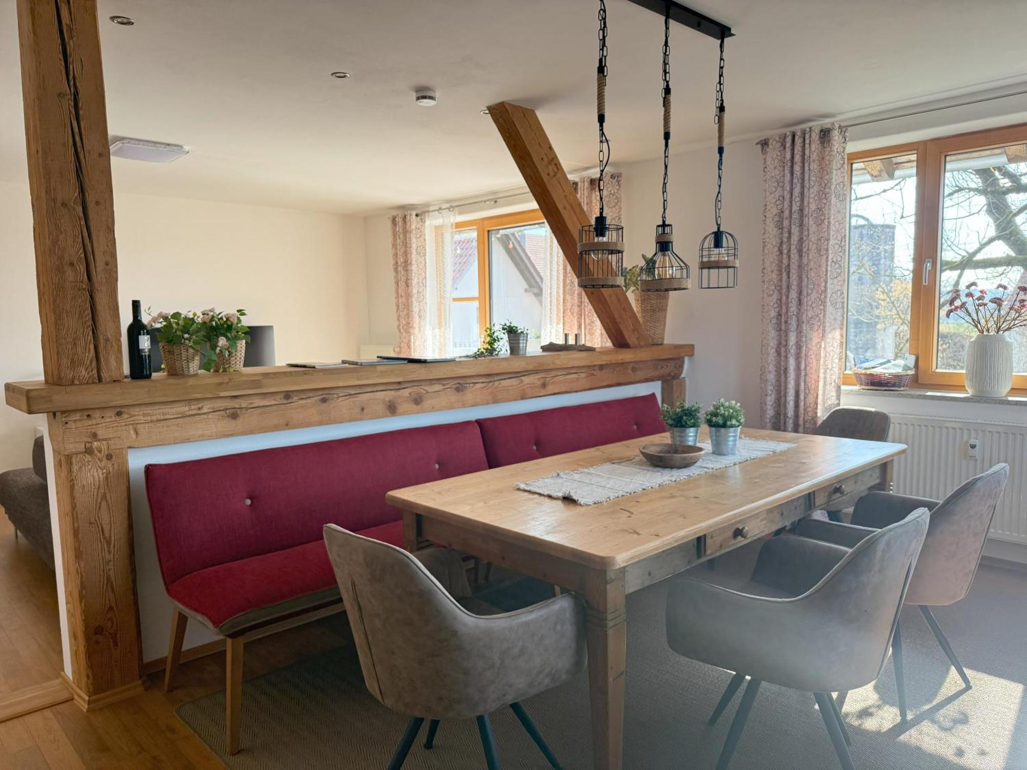 Fe Wo Brunnen - 120 Qm - Ruhige Lage - Viel Natur- Komfortabel - Grosser Balkon Und Garten Memmingen Buitenkant foto